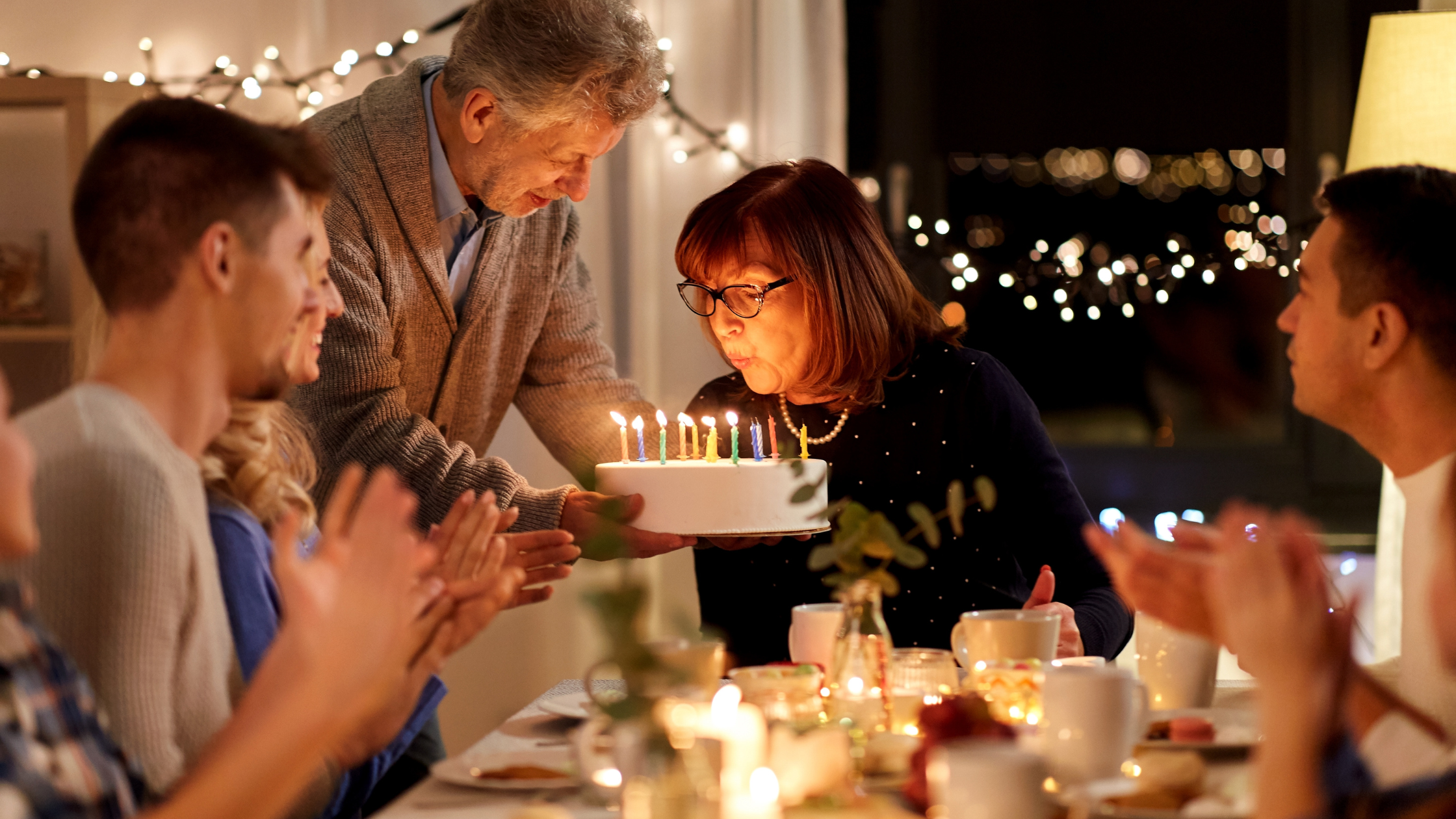 Family celebrating a meaningful milestone together