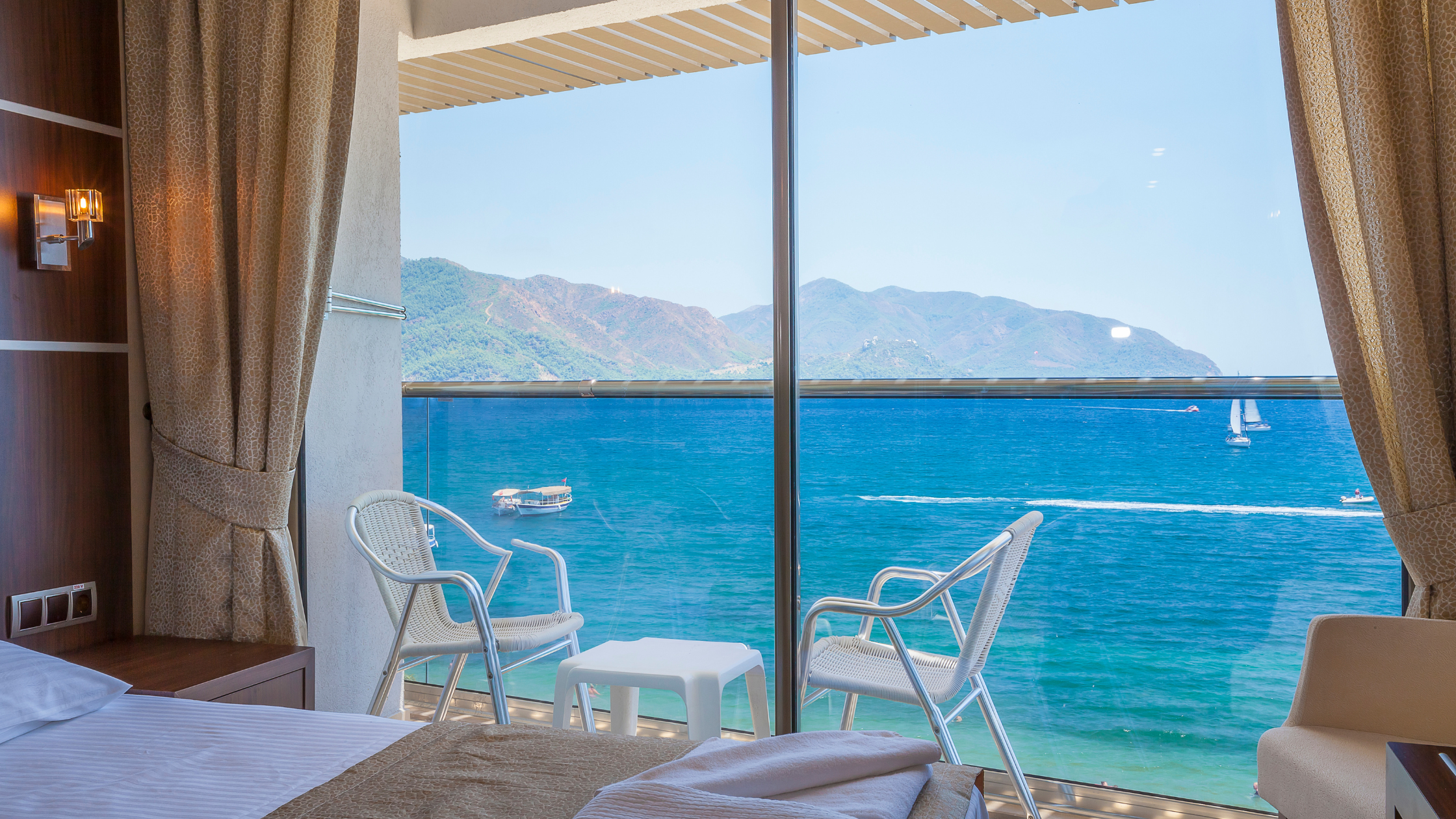 Boutique cruise destination view