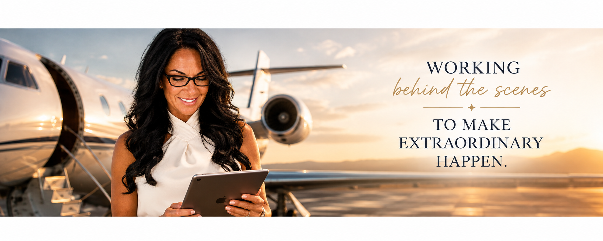 Jonnie Romo working behind the scenes to make extraordinary travel happen