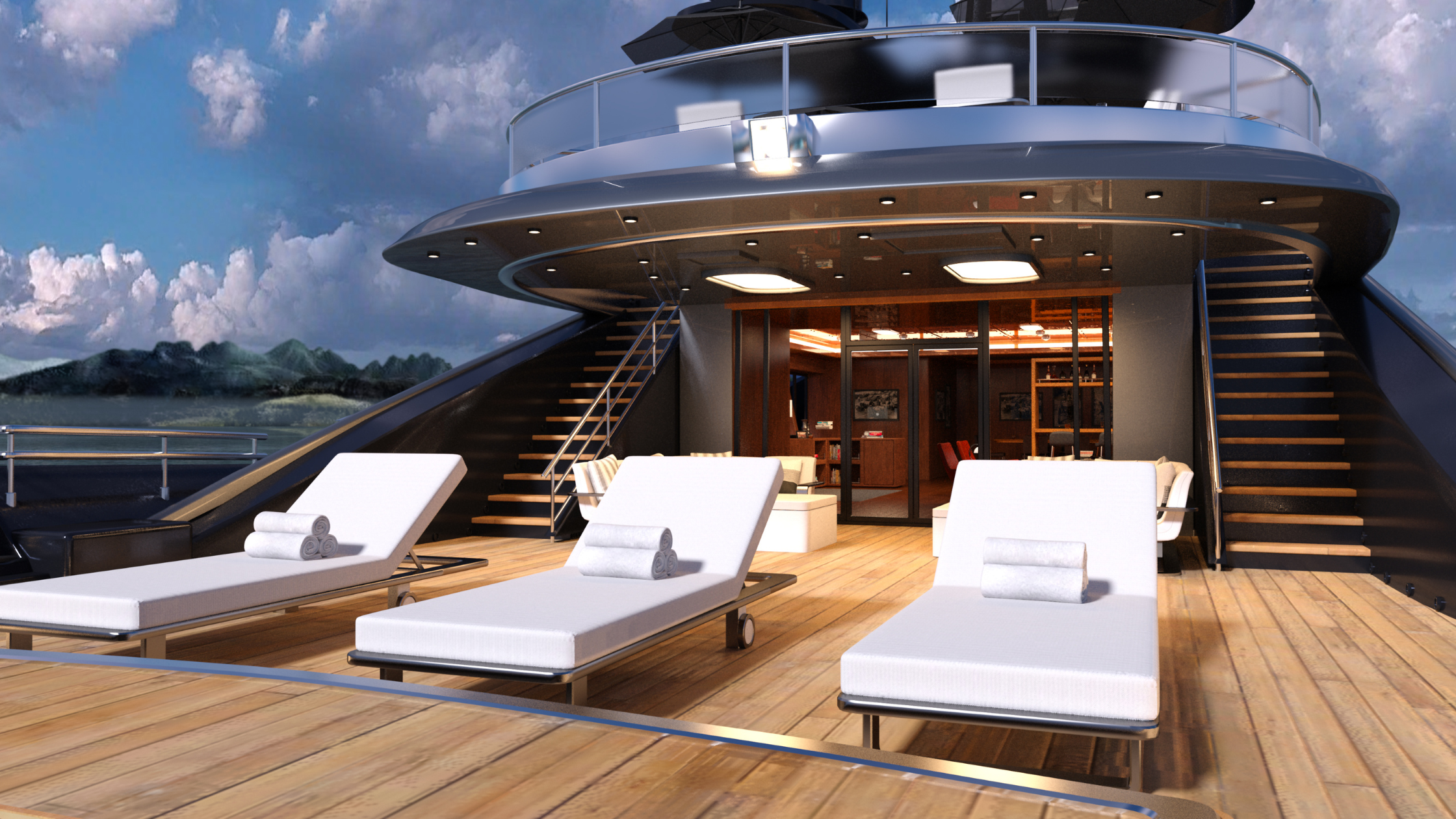 Relaxing during a private yacht experience